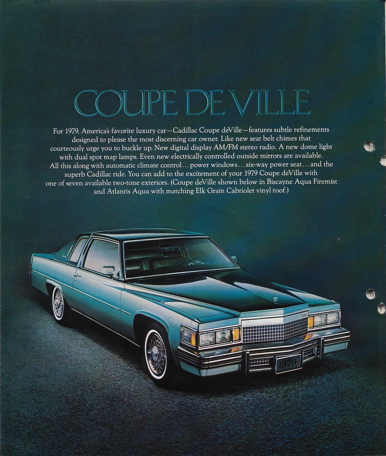 1979 Cadillac Brochure Page 23